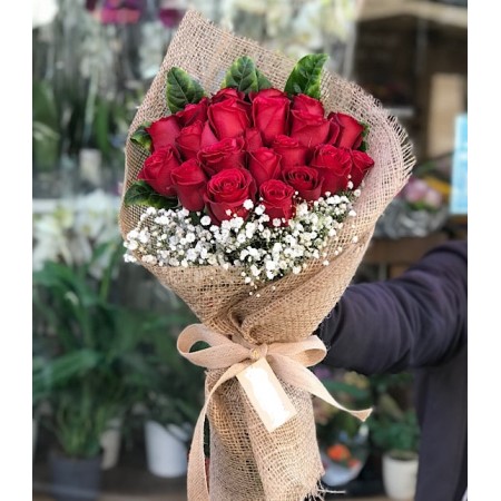 21 Kırmızı Gülden Buket