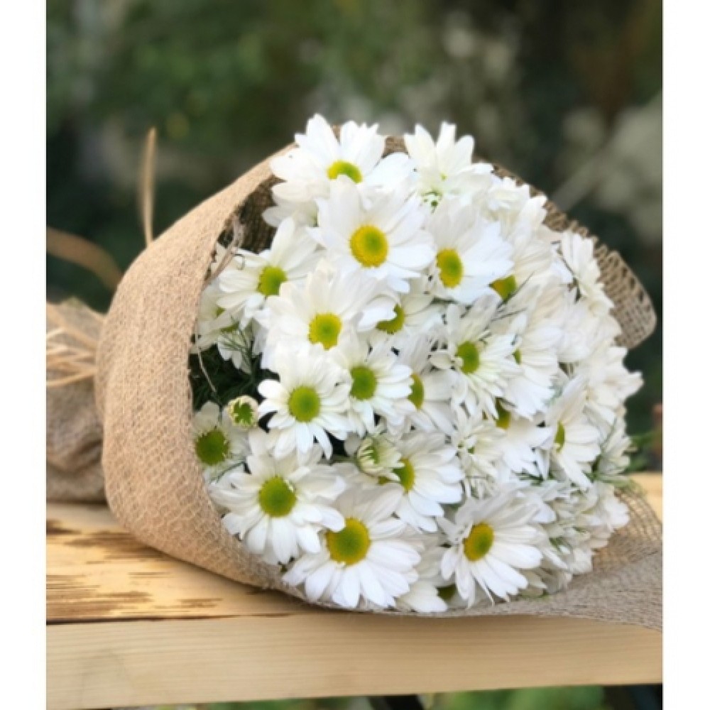 Papatya Buketi Hasırlı