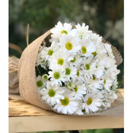 Papatya Buketi Hasırlı